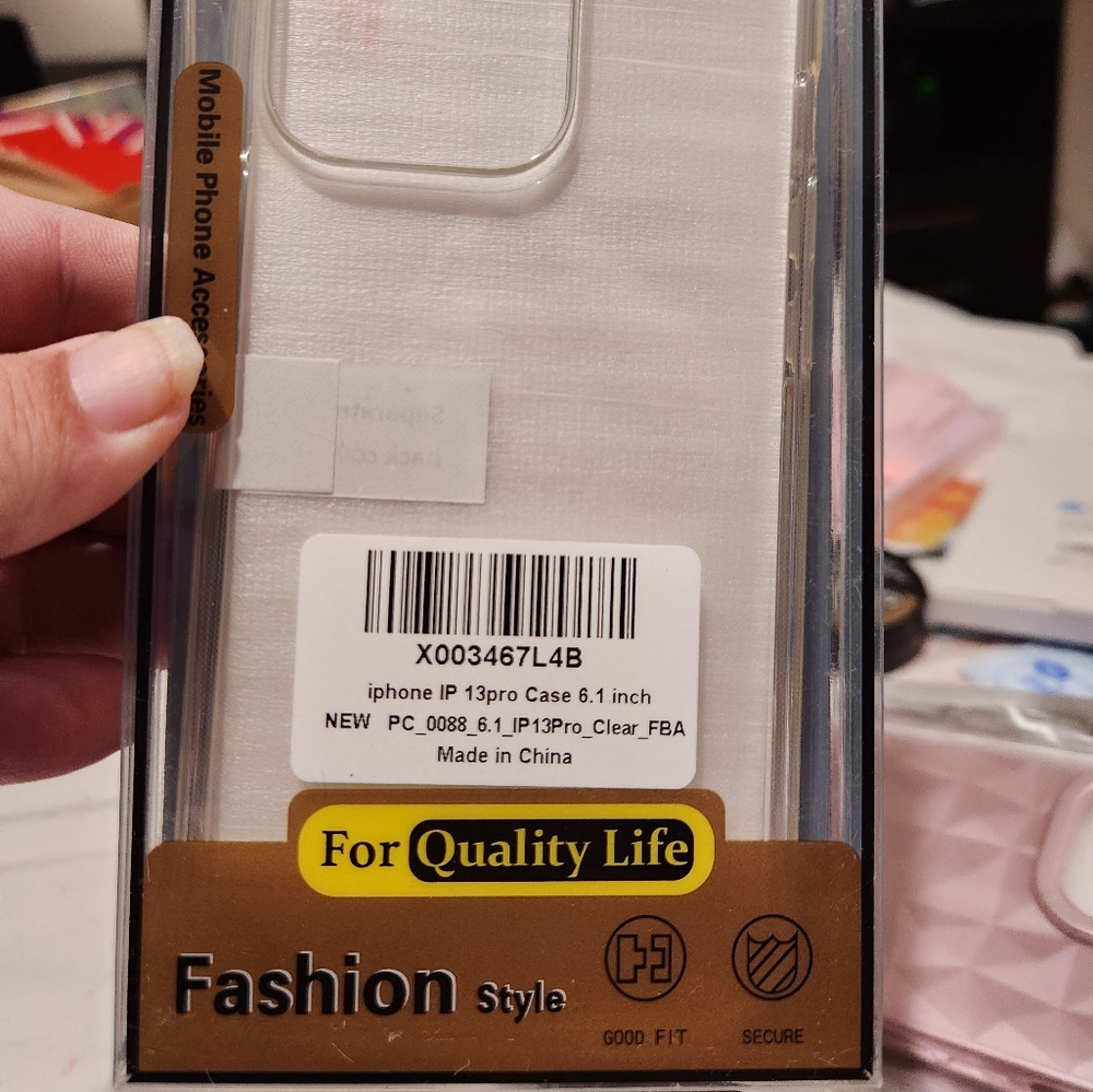 I PHONE 13 PRO CASE CLEAR